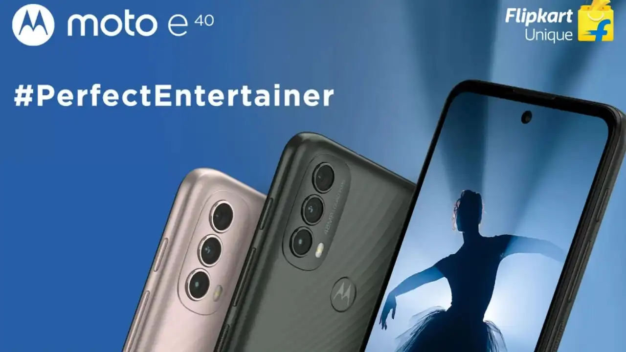 Motorola Moto e40 with 48MP primary camera, 90Hz display will be launch in India on October 12
